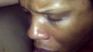 Ebony Gay Guy Loves to Suck Dick