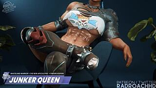 mei the personal trainer gets doggystyle sex with big cock in 3d hentai