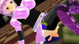 Girl B Hero Intense Cartoon Scenes