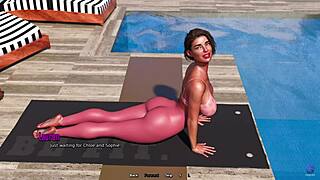 Half naked stepmom catches me peeping in her bedroom 3d hentai