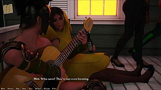 Chick route in Being a Dik game