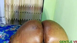 Maid fucks me doggystyle with huge cock.