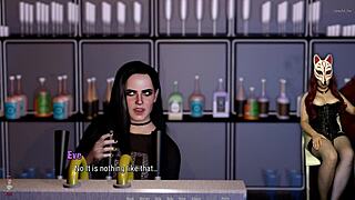 Milf performs striptease and masturbation in outdoor game setting