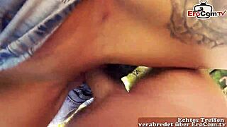 Outdoor POV Sex With Tattooed Blonde German MILF. Dating Fun?