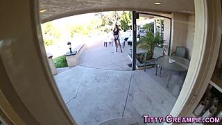 latina cougar with huge tits gets monster cock blowjob and cumshot 💦