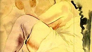 Detailed Vintage Erotic Art Featuring Cartoon and Anime Styles