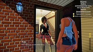 My sexy neighbor part 2 complete gameplay featuring submissive slut anal lick big cock.