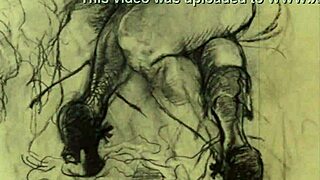 Detailed Vintage Erotic Art Featuring Cartoon and Anime Styles