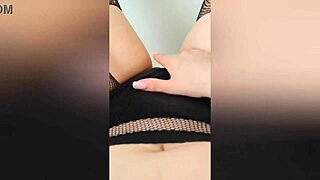 stirring up my tight hole through my panties when im home alone