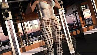 summers gone 43 gym anime blonde