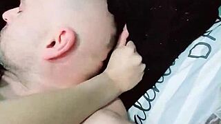 Morning sex with a bisexual couple and a big tits amateur