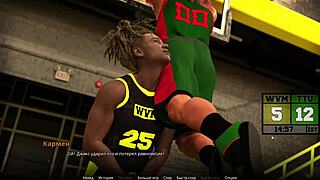 I jus can't stop watchin' this blonde hentai babe kissin' in hospital. Man, them big tits got me goin crazy!