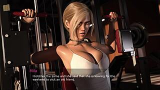 summers gone 43 gym anime blonde