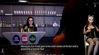 Milf performs striptease and masturbation in outdoor game setting