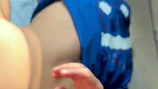 I’m tearing up this young guy with my big-dick friend in wild action. It’s my first time with such a huge cock!