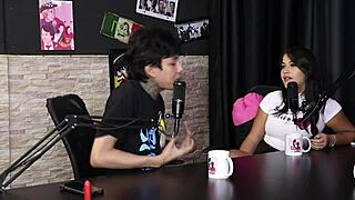 She prefers committed relationships over casual encounters in sheer red lingerie