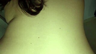 Amateur chubby wife fucking hard in missionary with cum on ass