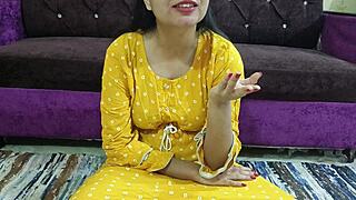 Damn! Gorgeous Indian Bhabi Forces Devar into Rough Sex with Dirty Talk!