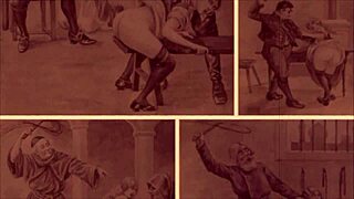 Vintage erotic drawings from retro comics