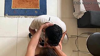 Marcos goiano and japa dot bend over for quick deep anal