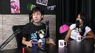 She prefers committed relationships over casual encounters in sheer red lingerie