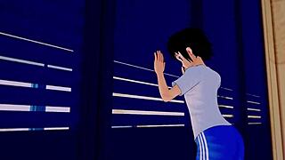 Koikatsu - sexy pussy talk twerk hmv featuring nezuko in anime hentai scene