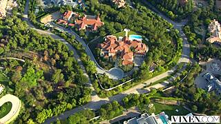 Vixen Redhead Freya Rides Hard And Licks Balls For Total Control