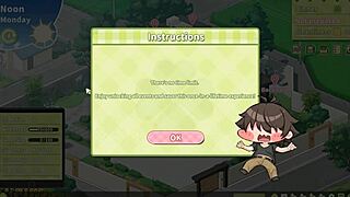 Summer Clover Fired For Giant Cock In Harem Game!