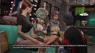 complete gameplay in the hellcat lounge part 5 with wet 3d cartoon teen slut in public action 😈💦