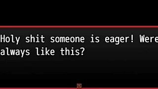 in this harem game, the maid deepthroats a giant cock – can you believe it