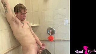 Gorgeous Megan Marx Fucked Hard as a Toy in Shower