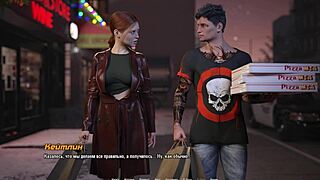 complete gameplay in the hellcat lounge part 5 with wet 3d cartoon teen slut in public action 😈💦