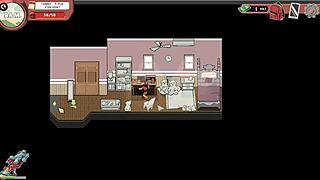 Extreme deepthroat creampie with cum overflow in spooky milk life hentai!