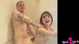 Gorgeous Megan Marx Fucked Hard as a Toy in Shower