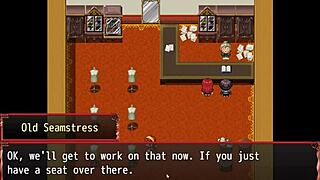 in this harem game, the maid deepthroats a giant cock – can you believe it