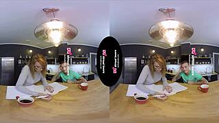 Shemale teacher fucks her student hard.