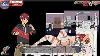 Extreme deepthroat creampie with cum overflow in spooky milk life hentai!