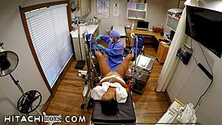 Freshman Melany Lopez Moans with Hitachi Wand Orgasms by Doctor Tampa in Physical