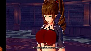 In HG Champion of Realms P6, you meet the hellhound girl with big tits