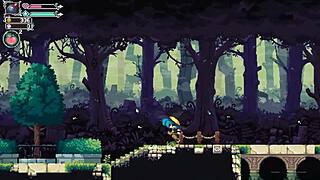 I watched the hot goblin girl in flip witch pixel hentai get creampied in a gangbang outfit.