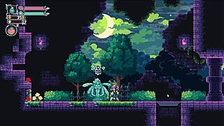 Ghost Boss Crushes With Giant Boobs In Hentai