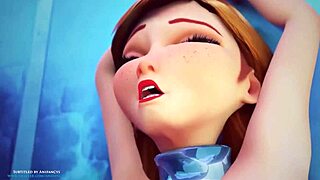 Anime Cartoon Big Ass Warming Up