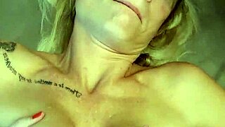 Alineflavio, blonde milf couple, enjoys amateur cum on tits in homemade anime scene