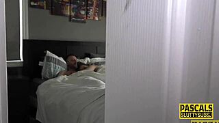 Analized teen submissive endures rough maledom fucking in a glamorous reality bdsm session with toys