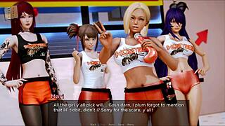 Exploring Academy 242 in Anime Game