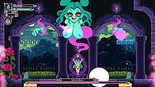 Ghost Boss Crushes With Giant Boobs In Hentai