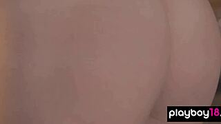 hot blondie sarah summers strips to reveal amazing boobs