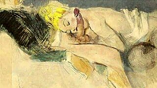 vintage erotic illustration showcasing classic cartoon style with retro charm