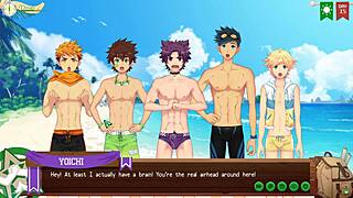 What unfolds in Camp Buddy's beach episode with Yoichi on part 09?