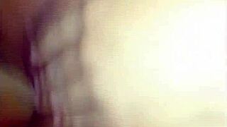 Amateur enjoys ass licking before husband cums inside